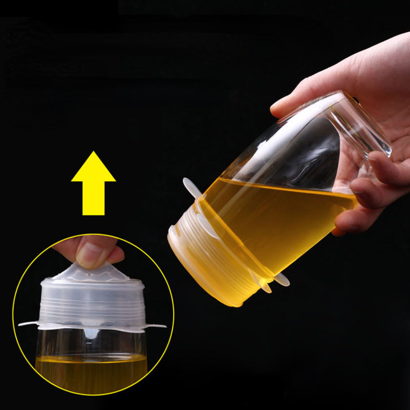 6Pcs Food Silicone Cover Fresh-keeping Dish Stretchy Lid Cap Reusable Wrap Organization Silicone Stretch Lids – flexible lids sealing a pitcher.