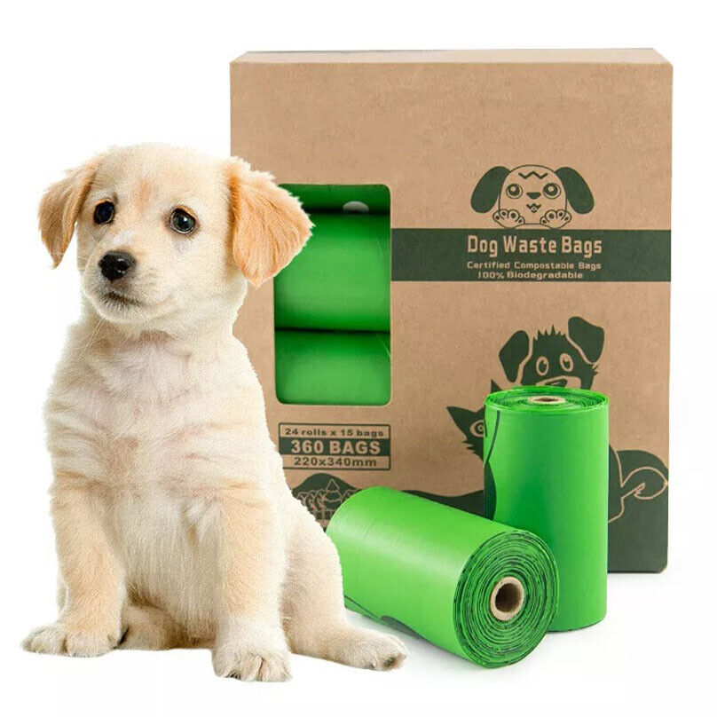 Lavender Scented Biodegradable Dog Poo Bags With Dispenser