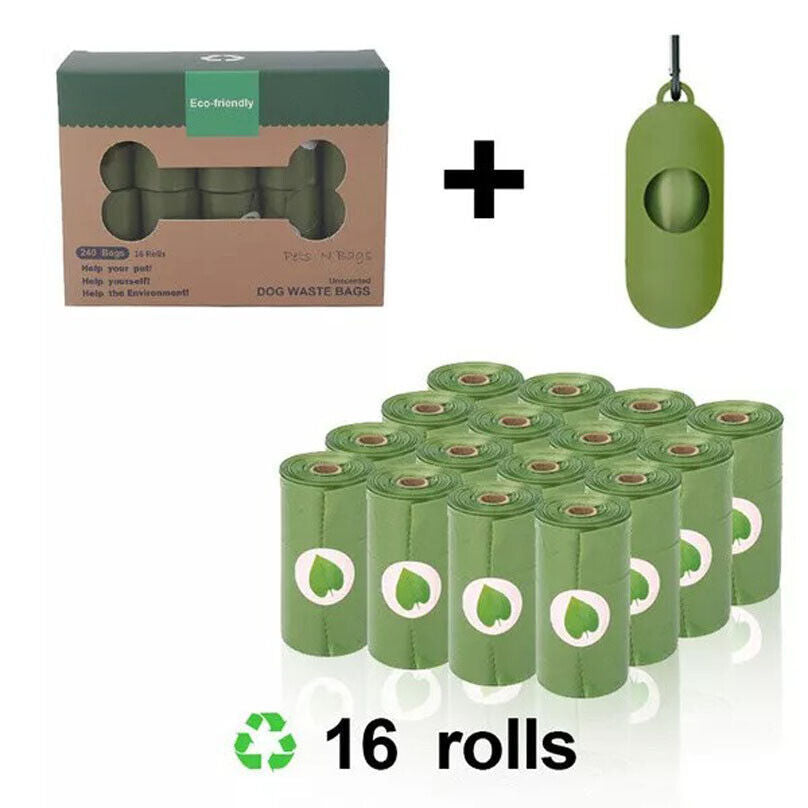 Lavender Scented Biodegradable Dog Poo Bags With Dispenser