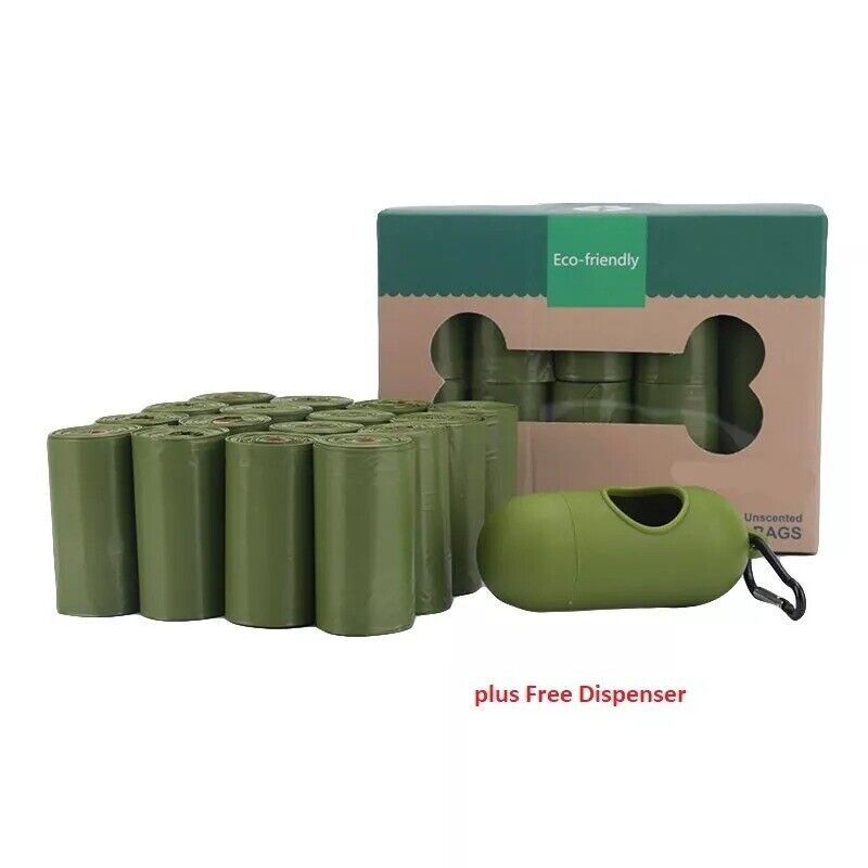 Lavender Scented Biodegradable Dog Poo Bags With Dispenser
