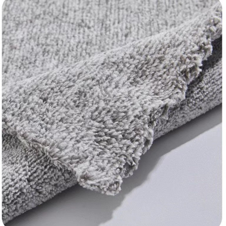 Coral Velvet Bamboo Charcoal Rag Absorbent Scrub Pad
