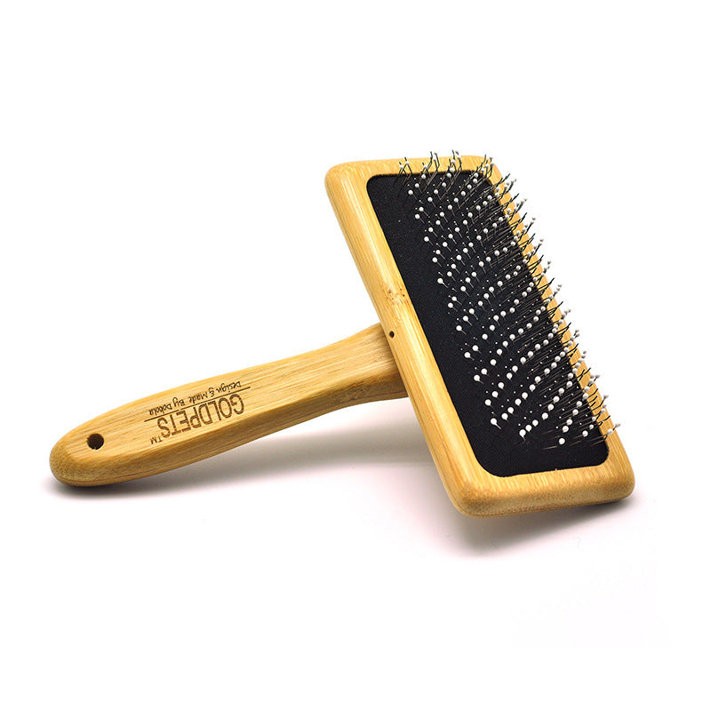 Pet Grooming Bamboo Wood Air Cushion Needle Comb for Pets