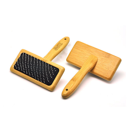Pet Grooming Bamboo Wood Air Cushion Needle Comb for Pets