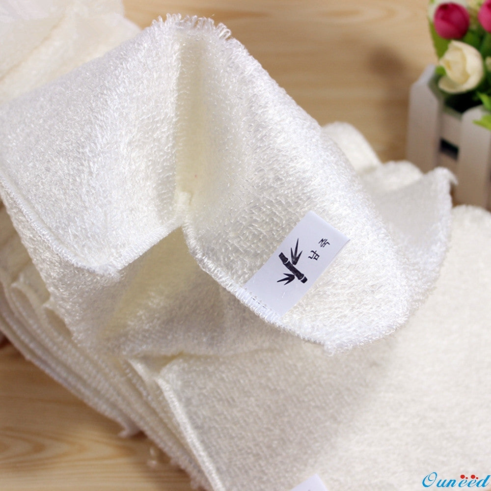 Premium Bamboo Fiber Kitchen Cloth Soft Absorbent Reusable
